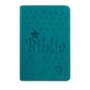 Biblia TLA Mediana Letra Grande 11 puntos Imitación piel Verde Aguamarina