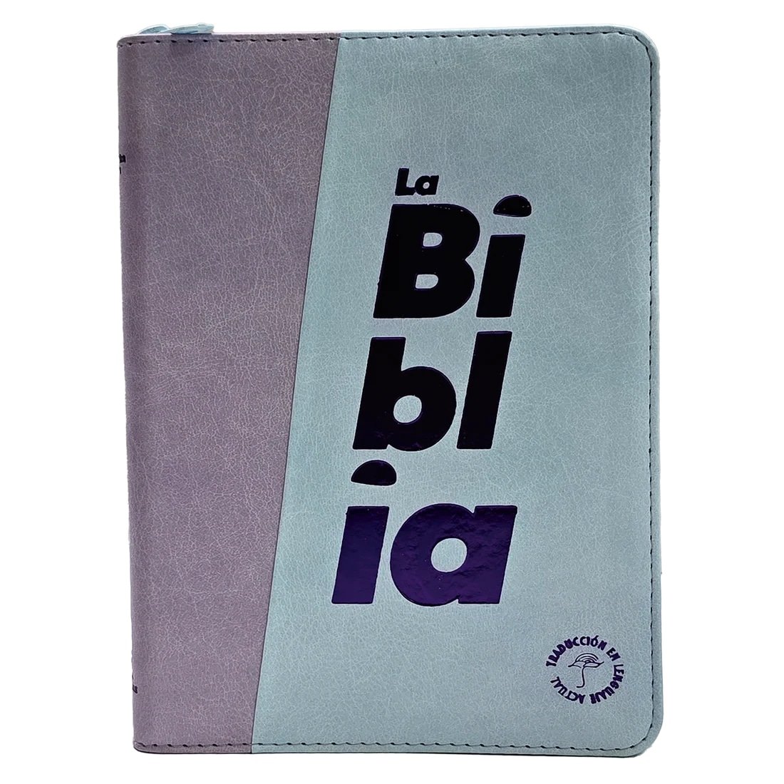 Biblia Traducción Lenguaje Actual Mediana Letra Grande Imitación Morado Lila - Imagen 6