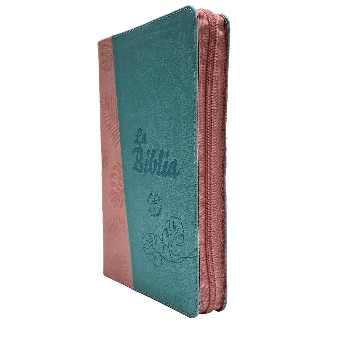 Biblia TLA Letra grande Bicolor Verde Menta Rosa - Imagen 3