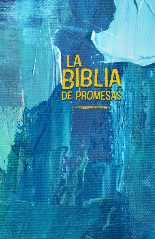 Biblia de Promesas NVI, Tapa dura, Óleo azul letra 10 puntos