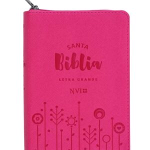 Santa Biblia Biblia NVI, Piel Especial con Cierre, Fucsia