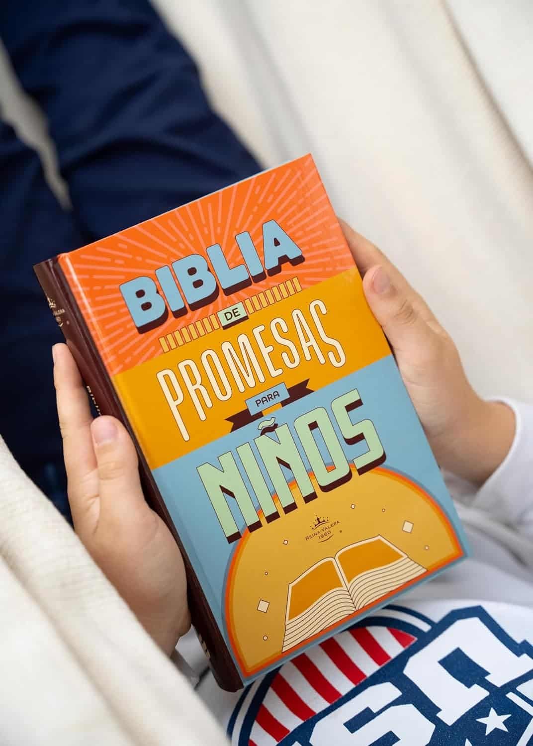 Biblia de Promesas para Niños Reina Valera 1960, con enseñanzas y reflexiones, Tapa dura - Imagen 5