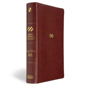 NBLA Biblia Temática de Estudio Café Simil piel