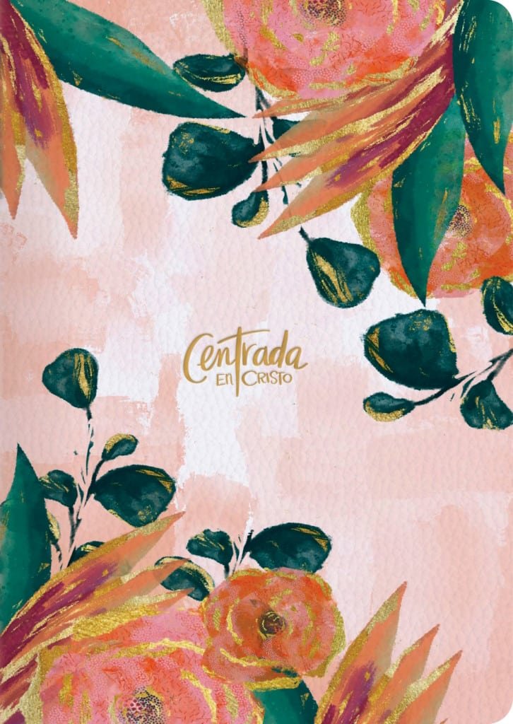 Biblia 60 devocional Centrada en Cristo floral mujer - Imagen 2
