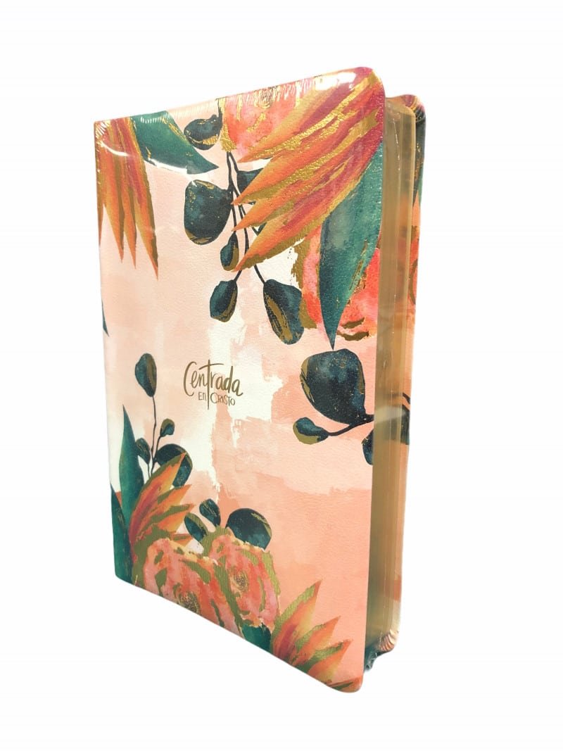 Biblia 60 devocional Centrada en Cristo floral mujer