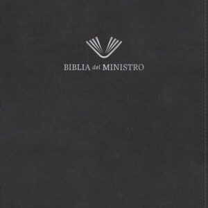 RVR 1960 Biblia del ministro, edición ampliada, negro piel fabricada