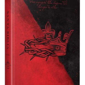 Biblia RVR 1960 letra grande tamaño manual, tapa dura doble corona