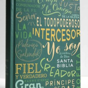 Biblia RVR 1960 letra grande tamaño manual, con nombres de Dios