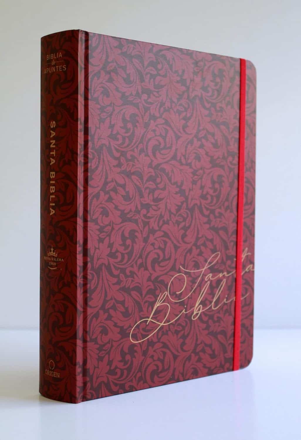 Biblia de Apuntes RVR 1960 Tapa dura, Vino tinto, cantos pintados - Imagen 6