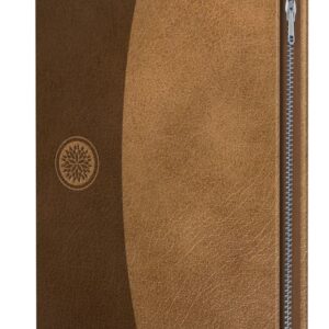 Biblia Reina Valera 1960 Tamaño grande, letra grande piel canela con cierre