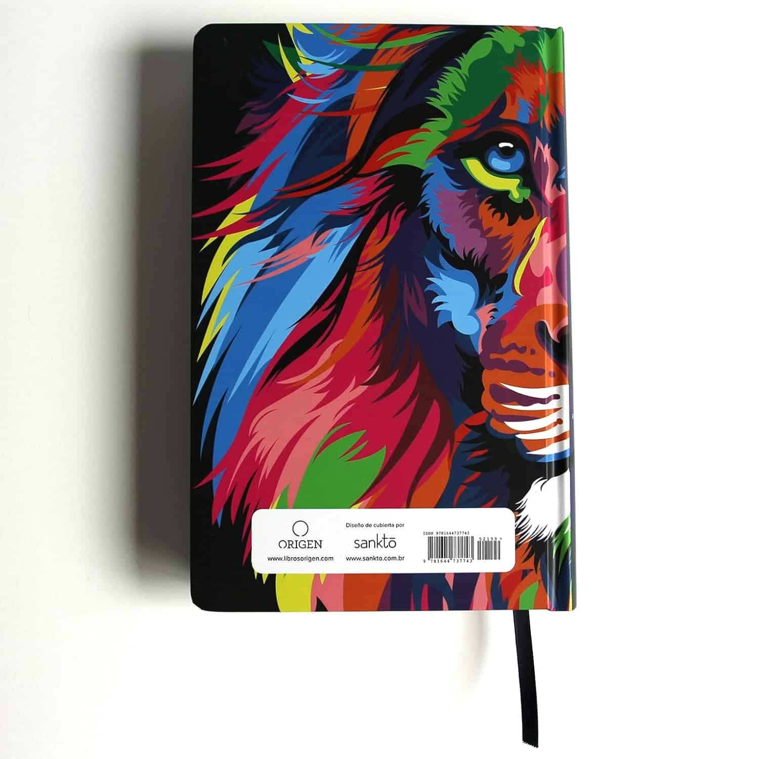 Biblia Rv 1960 Letra Grande Leon Arcoiris Tamaño Manual Tapa Dura - Imagen 2
