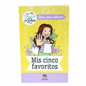 Libro preadolescente para colorear Mis cinco favoritos
