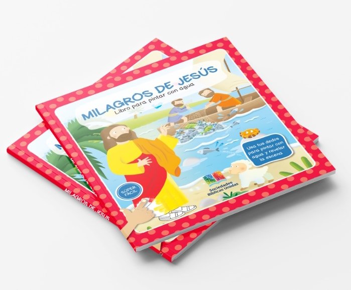 Los milagros de Jesús - Libro para pintar con agua