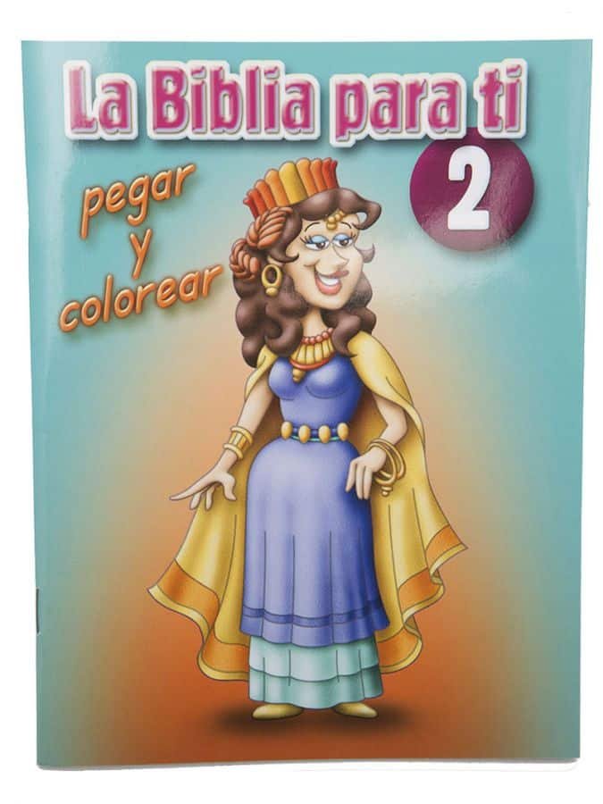 Revista para pegar y colorear La Biblia para Ti N°2 para niños