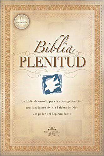 BIBLIA DE ESTUDIO PLENITUD REINA VALERA 1960 TAPA DURA