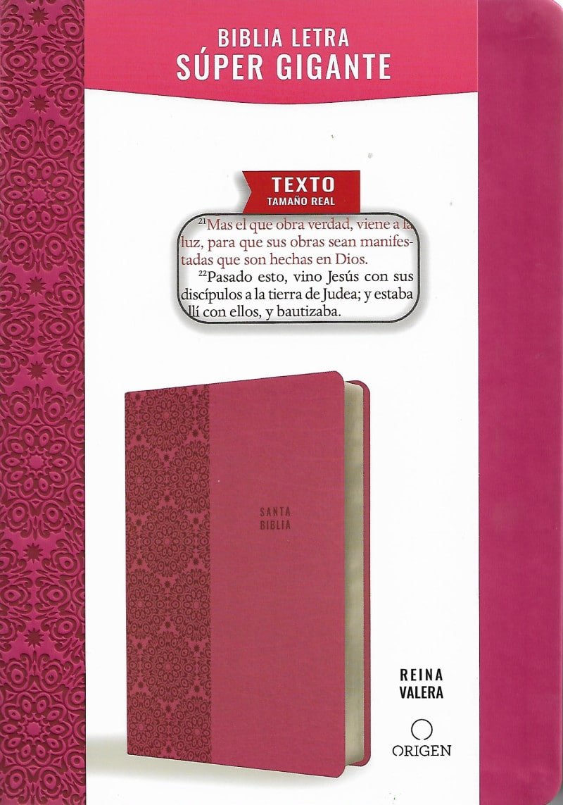 BIBLIA LETRA SUPERGIGANTE 1909