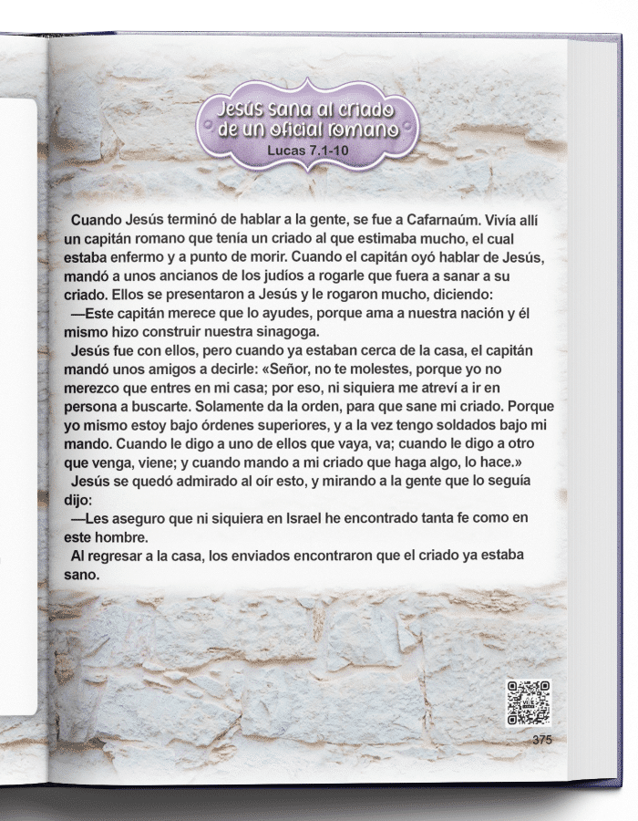 Devocional Diario para Niños Siempre Conmigo 365 días con ilustraciones y QR - Imagen 4