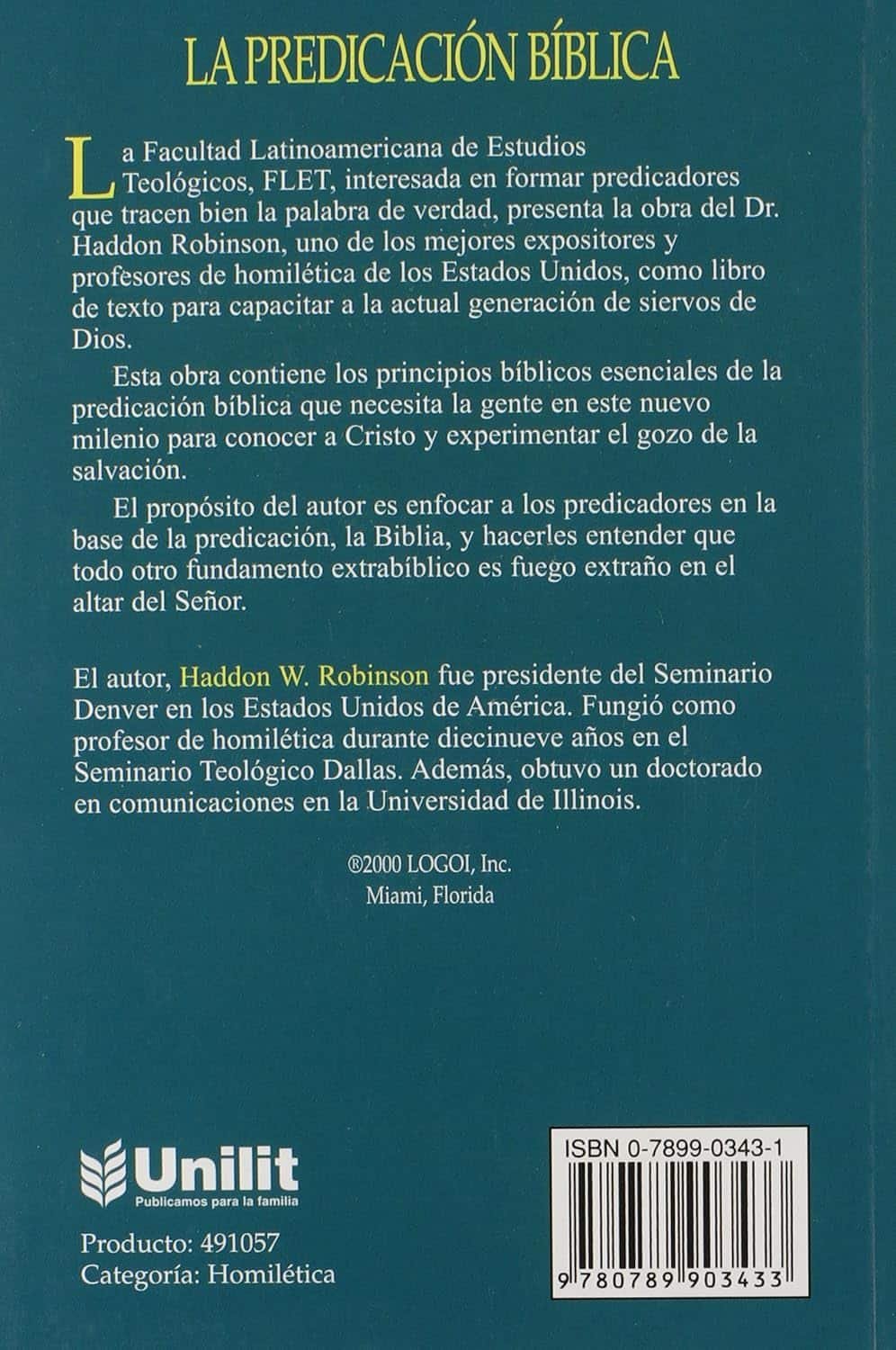 La predicación bíblica Haddon Robinson - FLET - Imagen 3