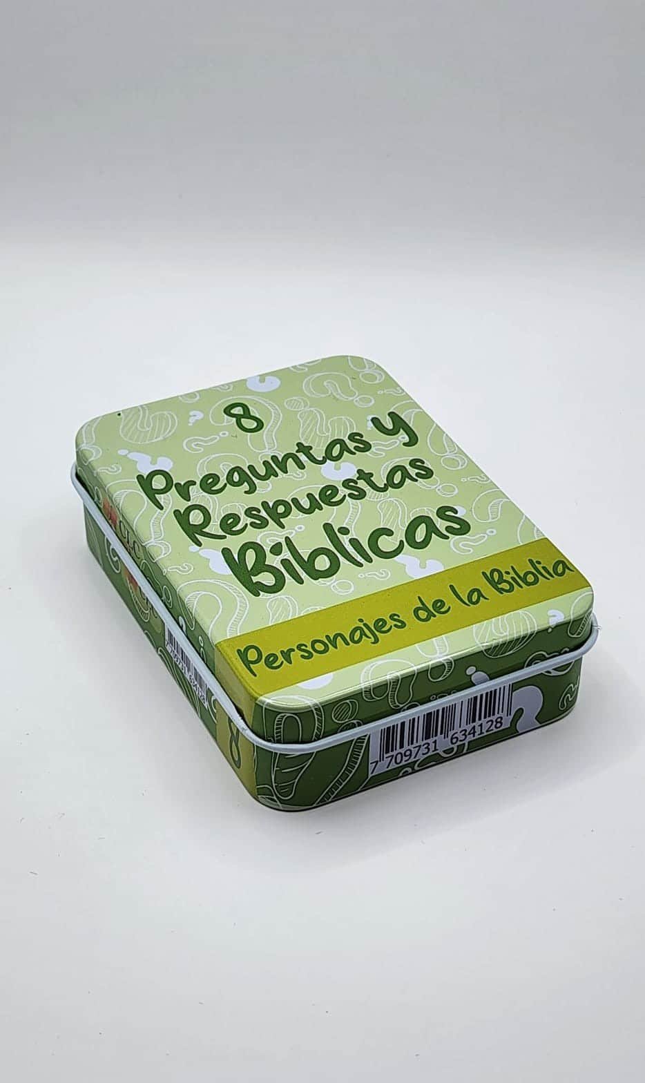 Juego Preguntas Y Respuestas Bíblicas Bilingüe N.8 /Caja Metálica - Imagen 4