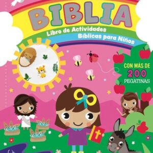 Libro de actividades para niños con pegatinas "Biblia"