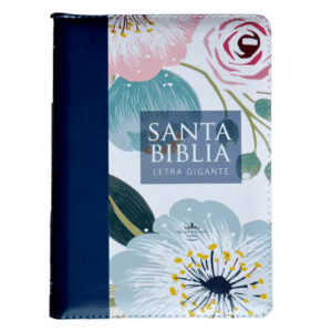Biblia Reina Valera 1960 letra super gigante 19 puntos canto azul índice