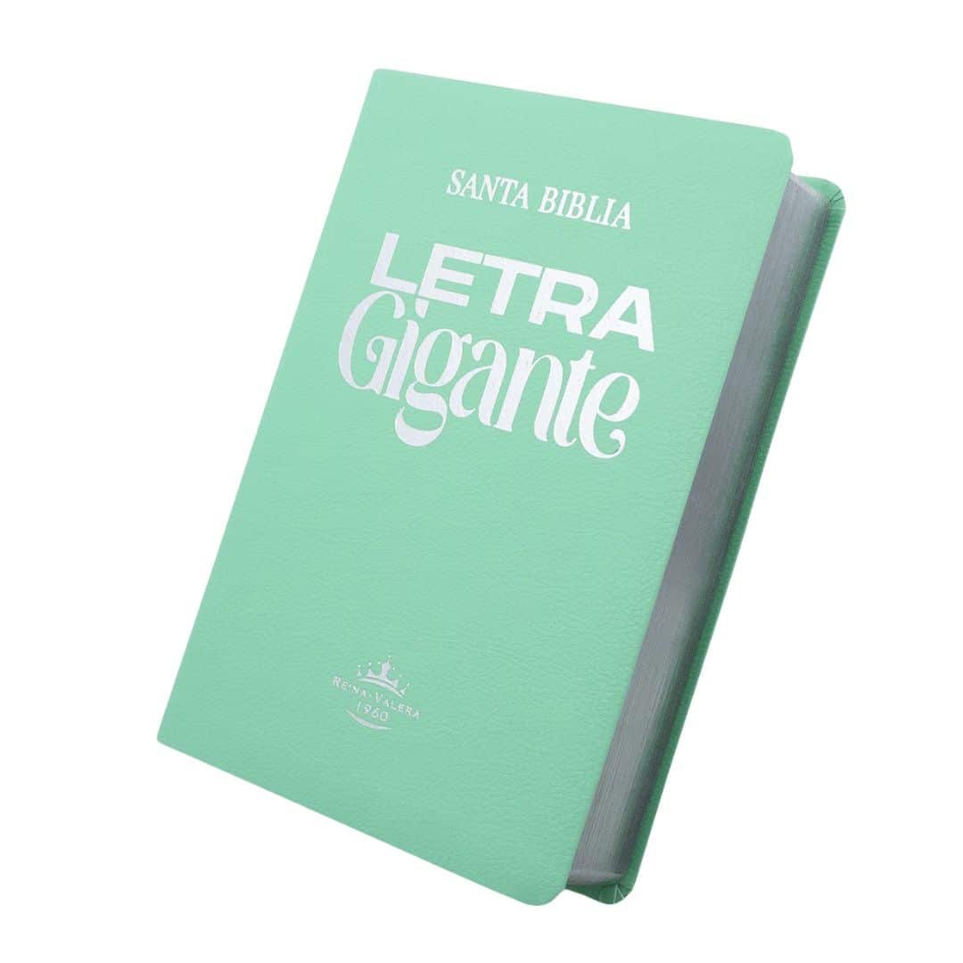 Biblia RVR 1960 Letra Gigante 14 puntos Concordancia Imitación Piel Verde