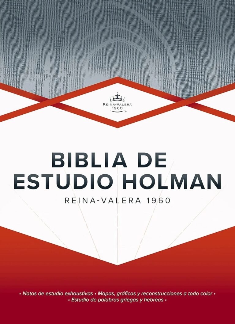 Biblia de Estudio Holman RVR 1960 - fotografía original del producto