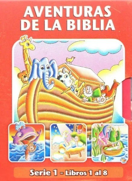 Pack N° 1 Aventuras de la Biblia con caja - fotografía original del producto
